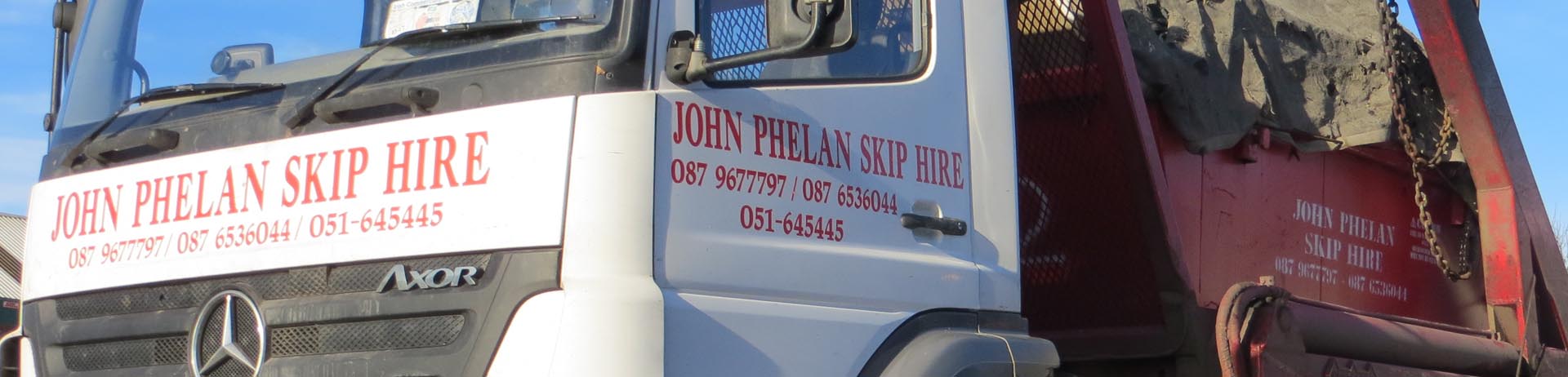 skip hire in waterford image